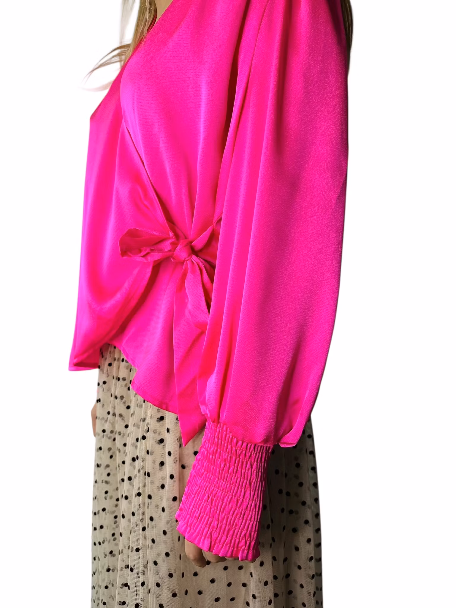Neonrosa omlottblus