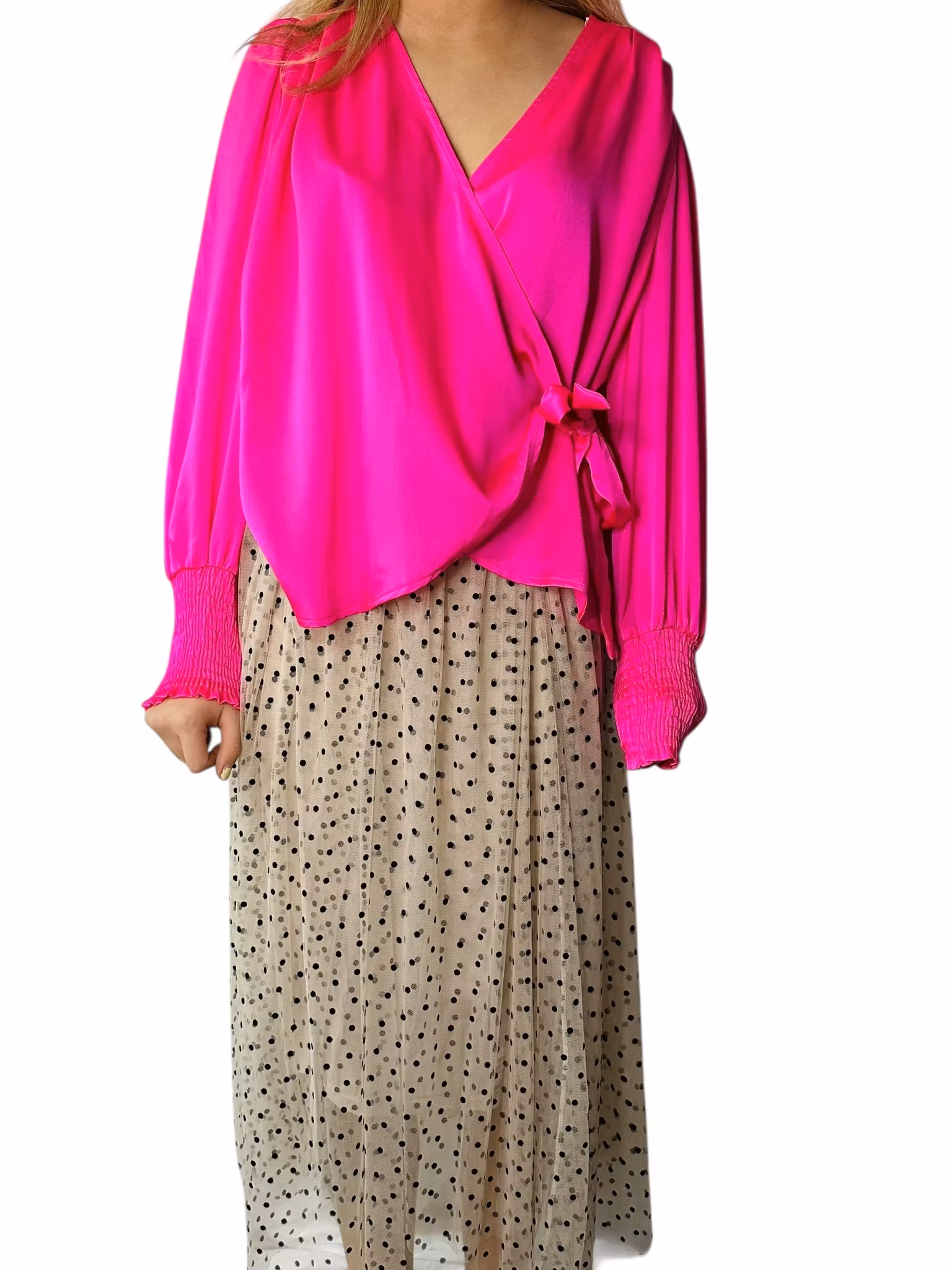 Neonrosa omlottblus
