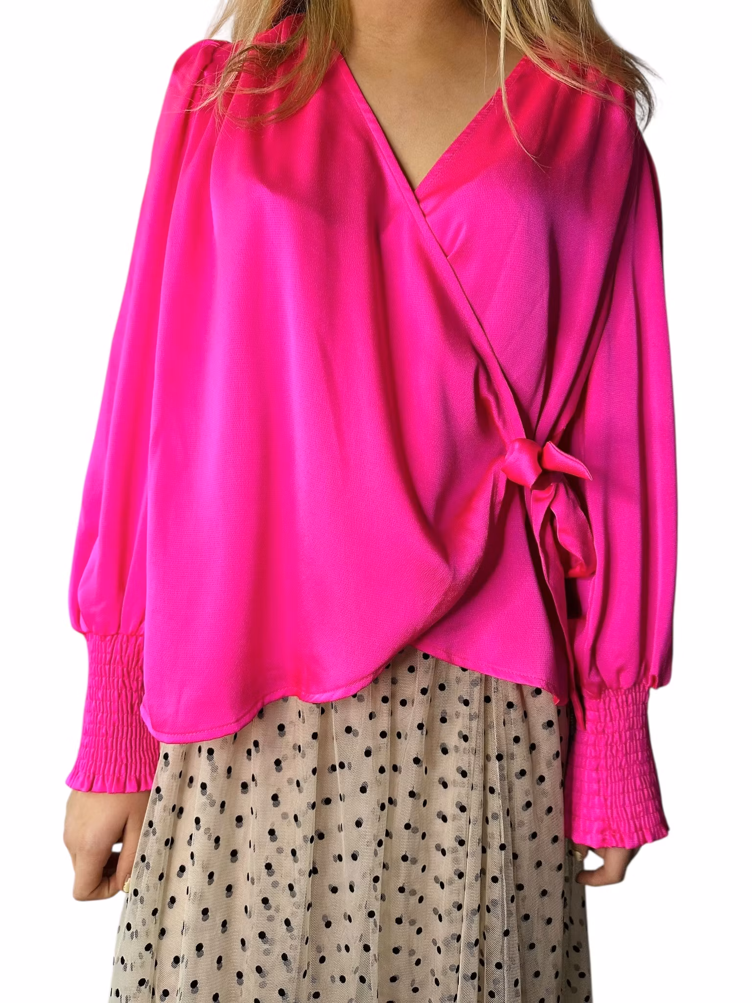Neonrosa omlottblus