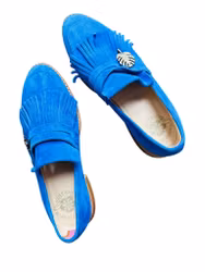 Kornblå loafers - oanvända