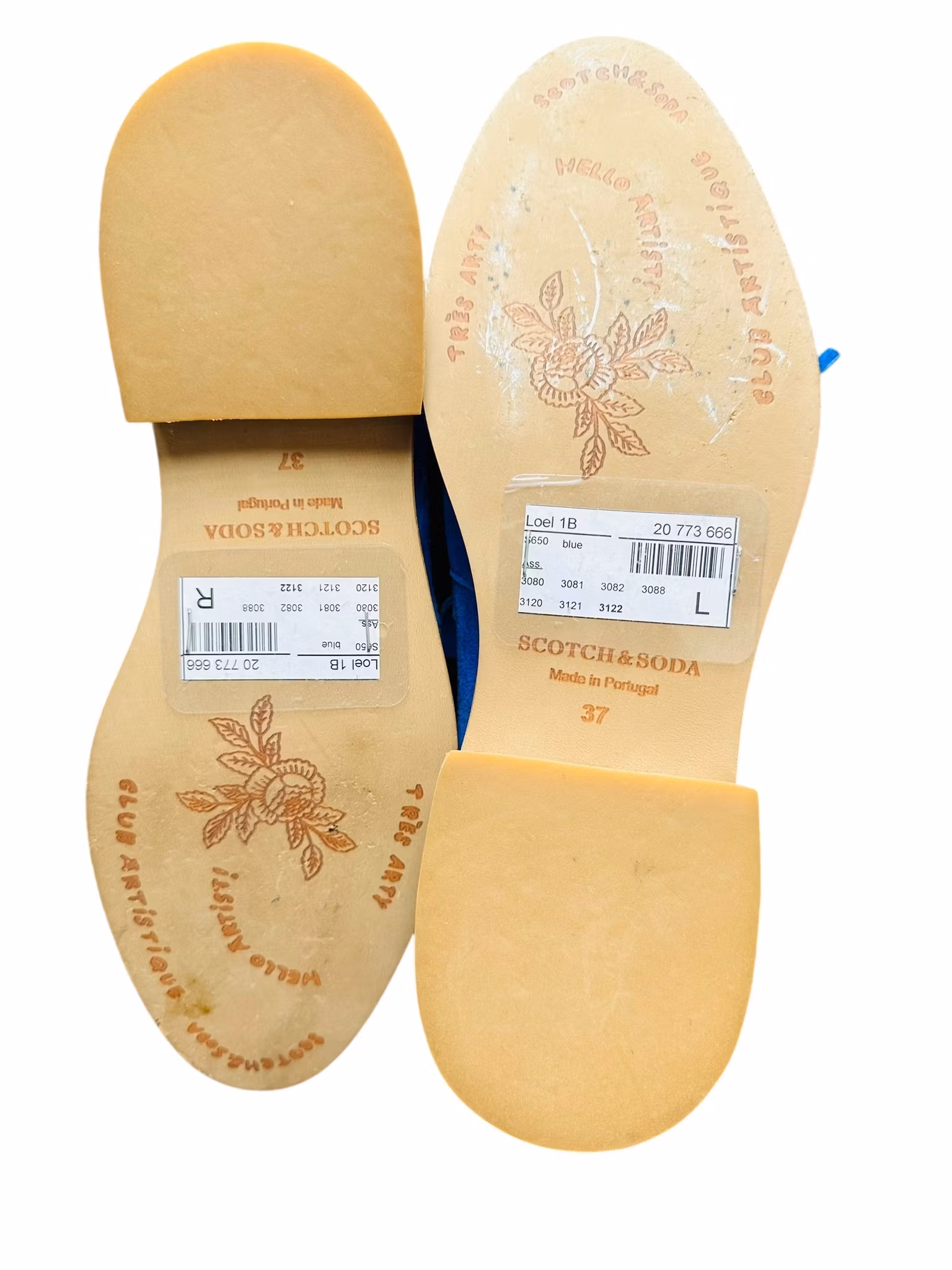 Kornblå loafers - oanvända