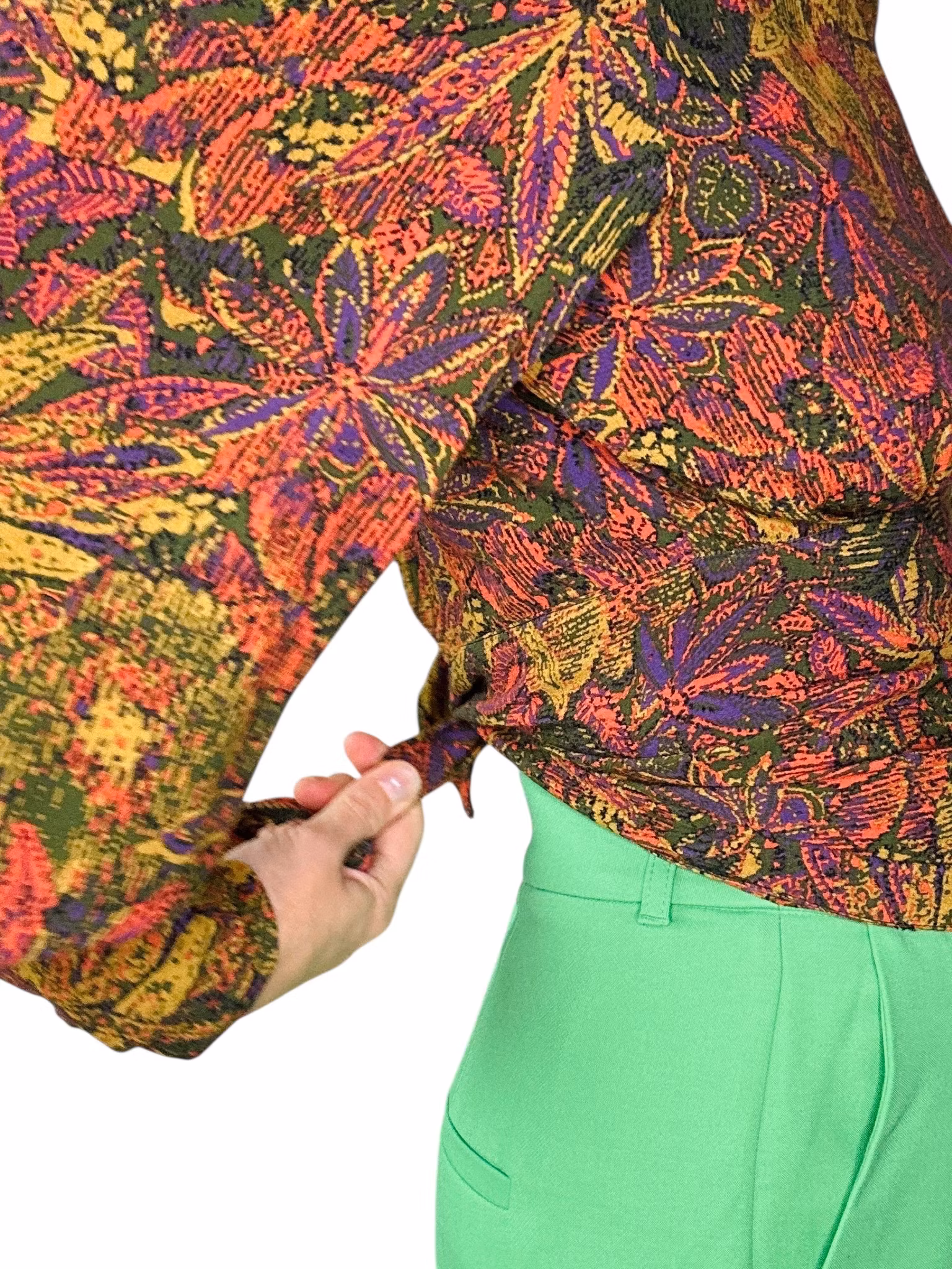 Gestuz mönstrad blus