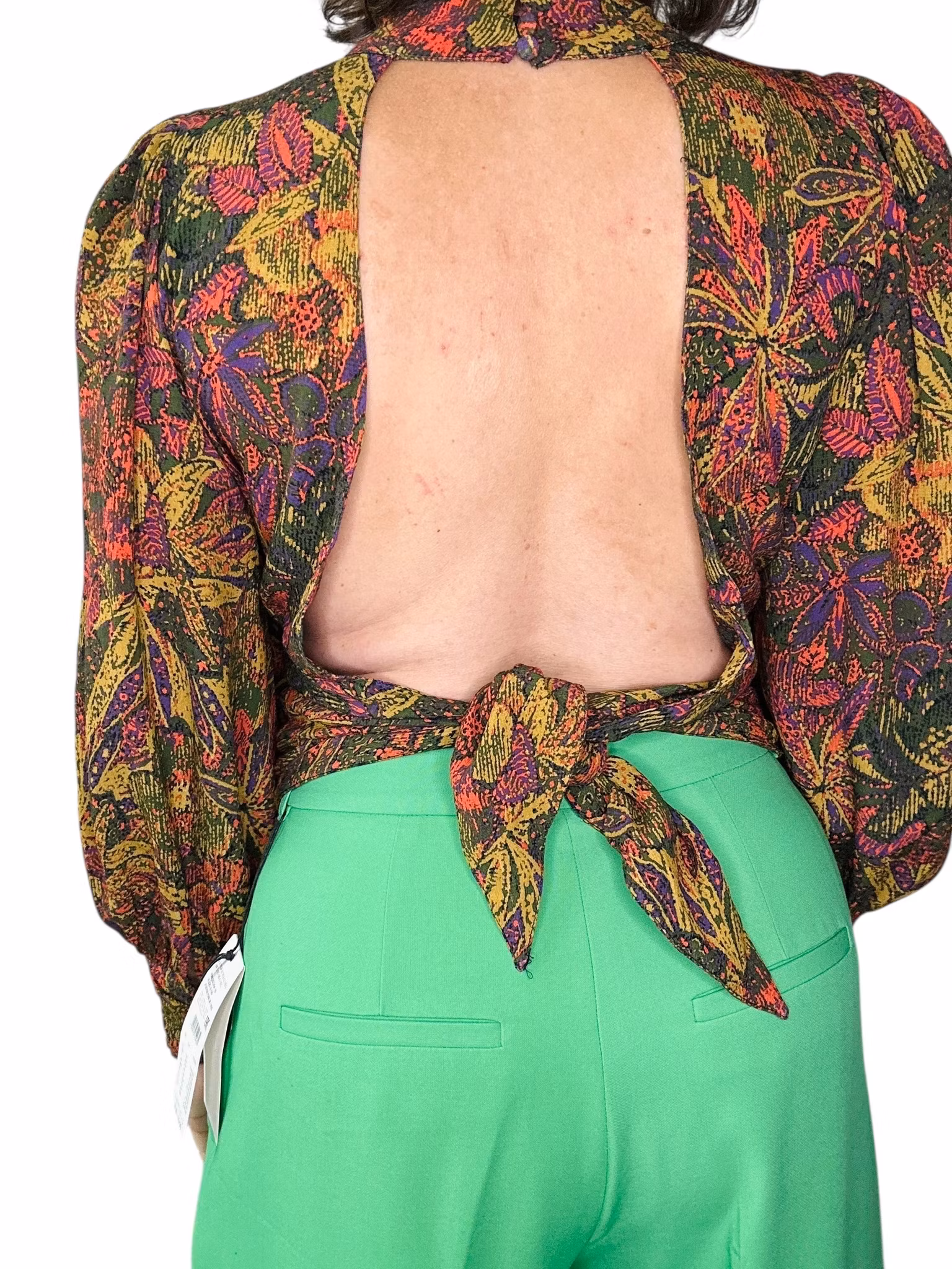 Gestuz mönstrad blus