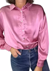 Blank rosa skjorta