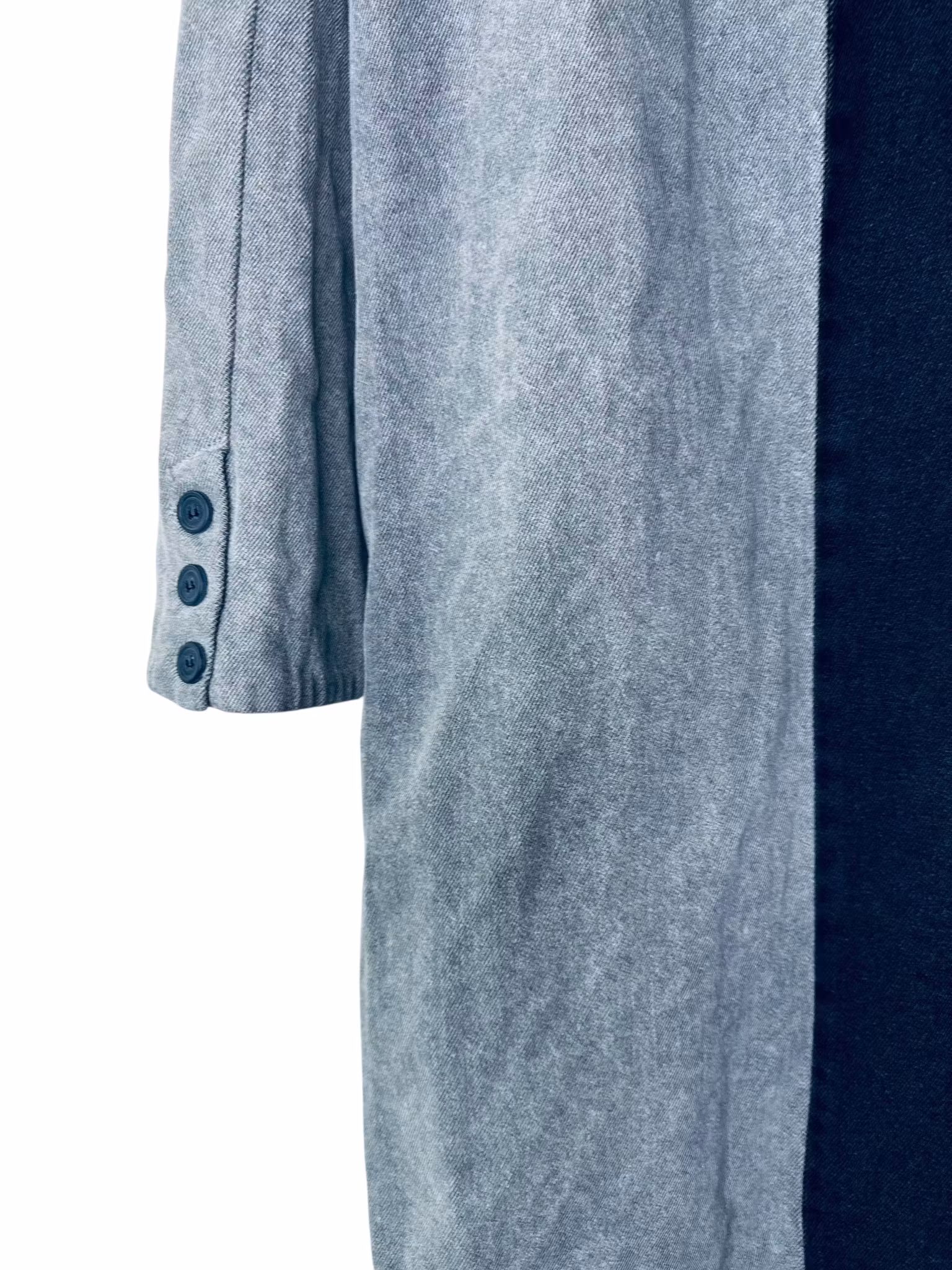 Gestuz tvåfärgad klänning/kaftan i denim