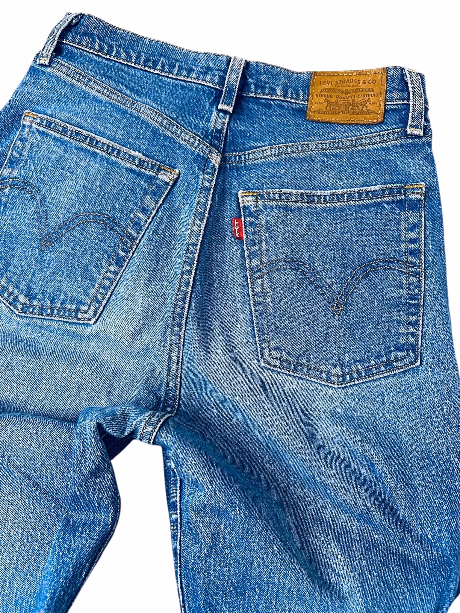 Levi's ribcage straight blå 27"