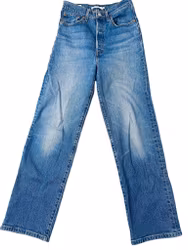 Levi's ribcage straight blå 27"