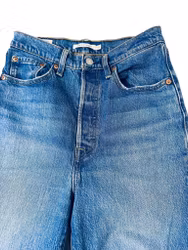 Levi's ribcage straight blå 27"