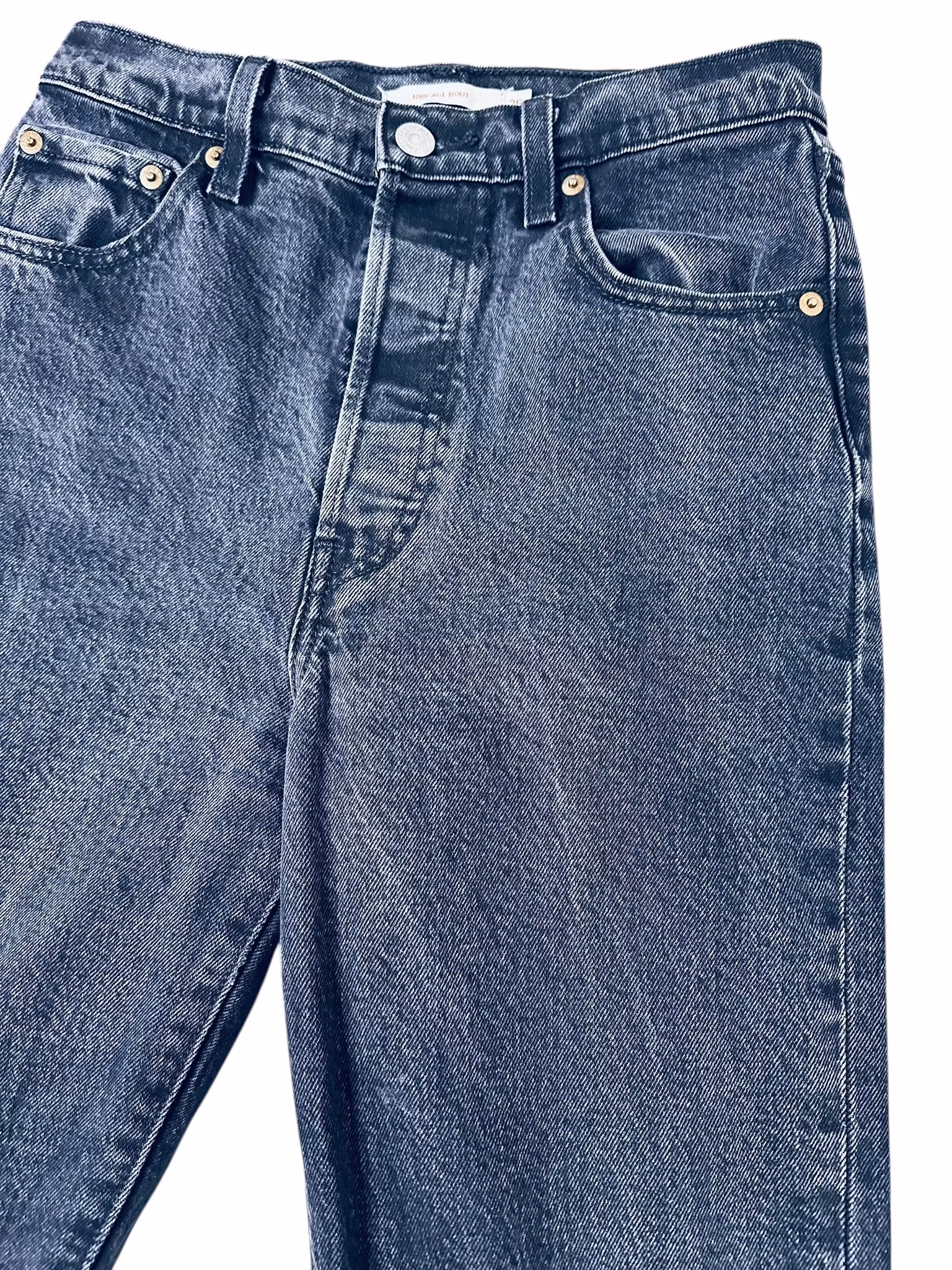 Levi's ribcage boot svarta 26"