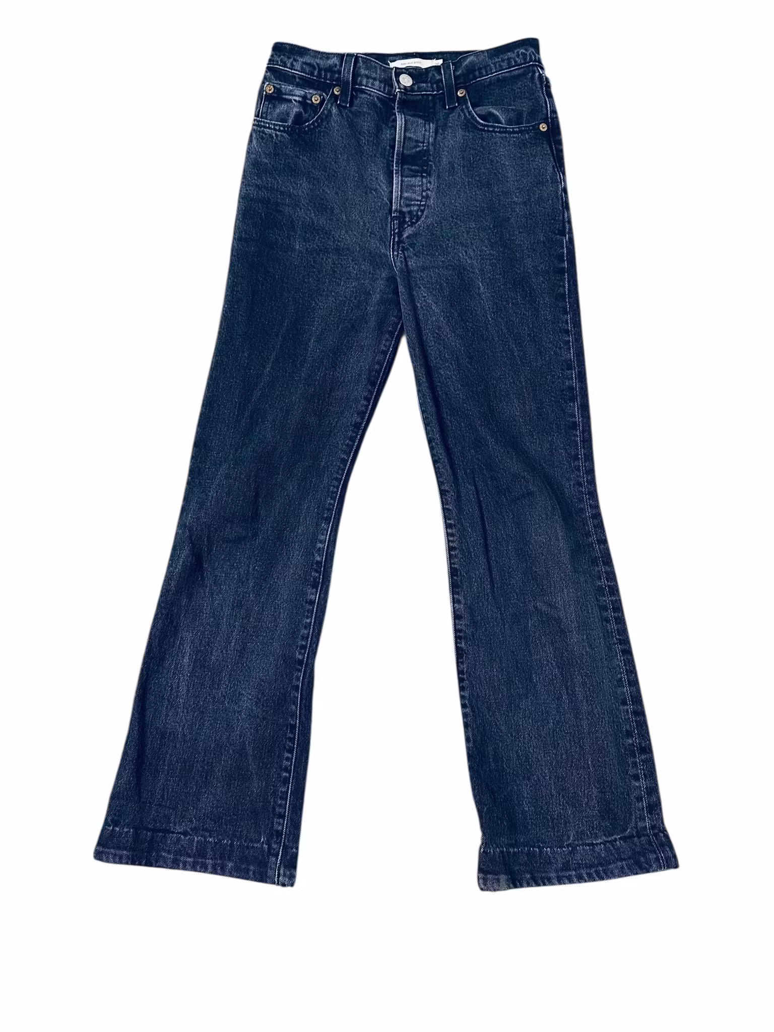 Levi's ribcage boot svarta 26"