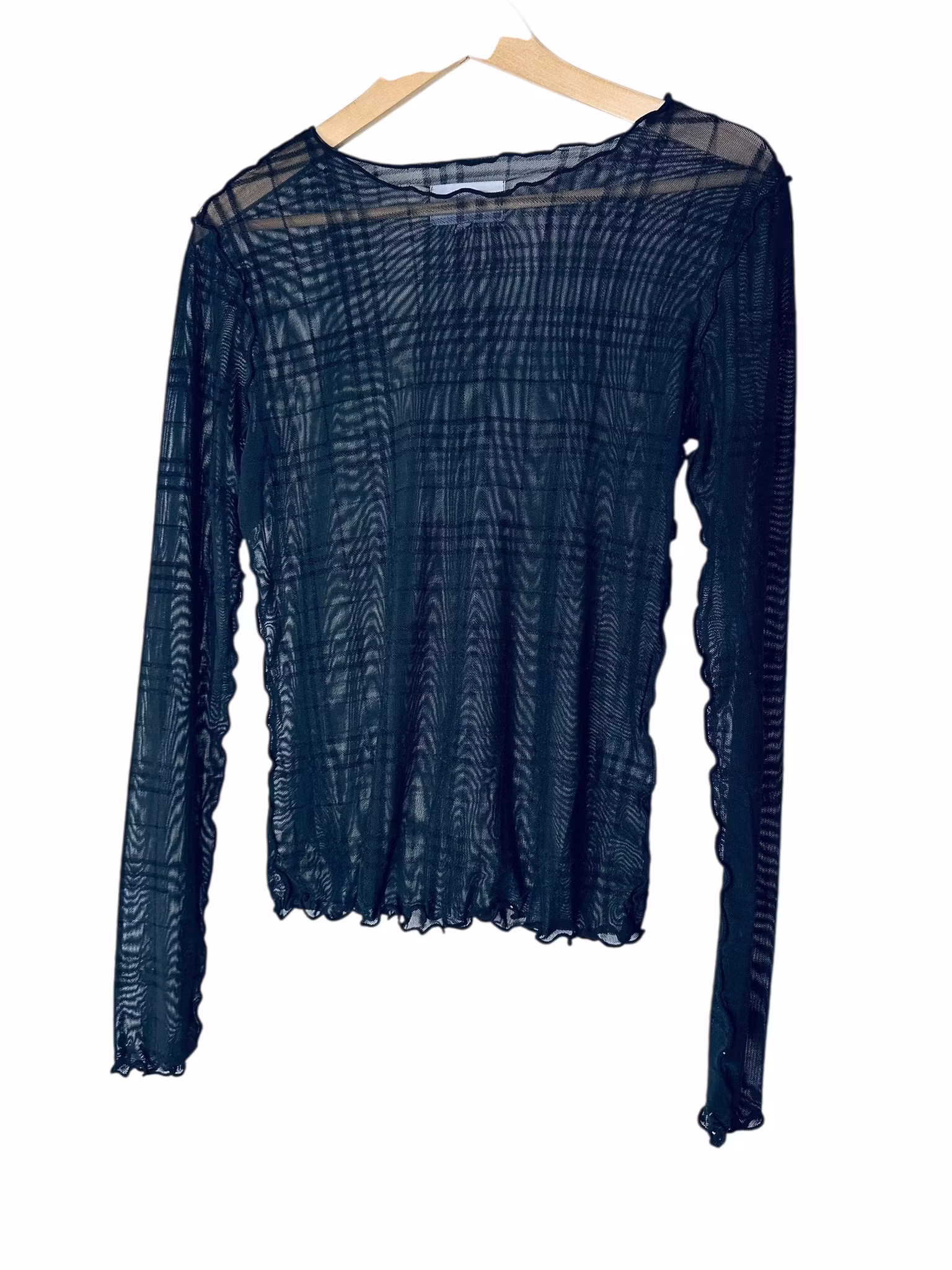 Meshtröja med rutor