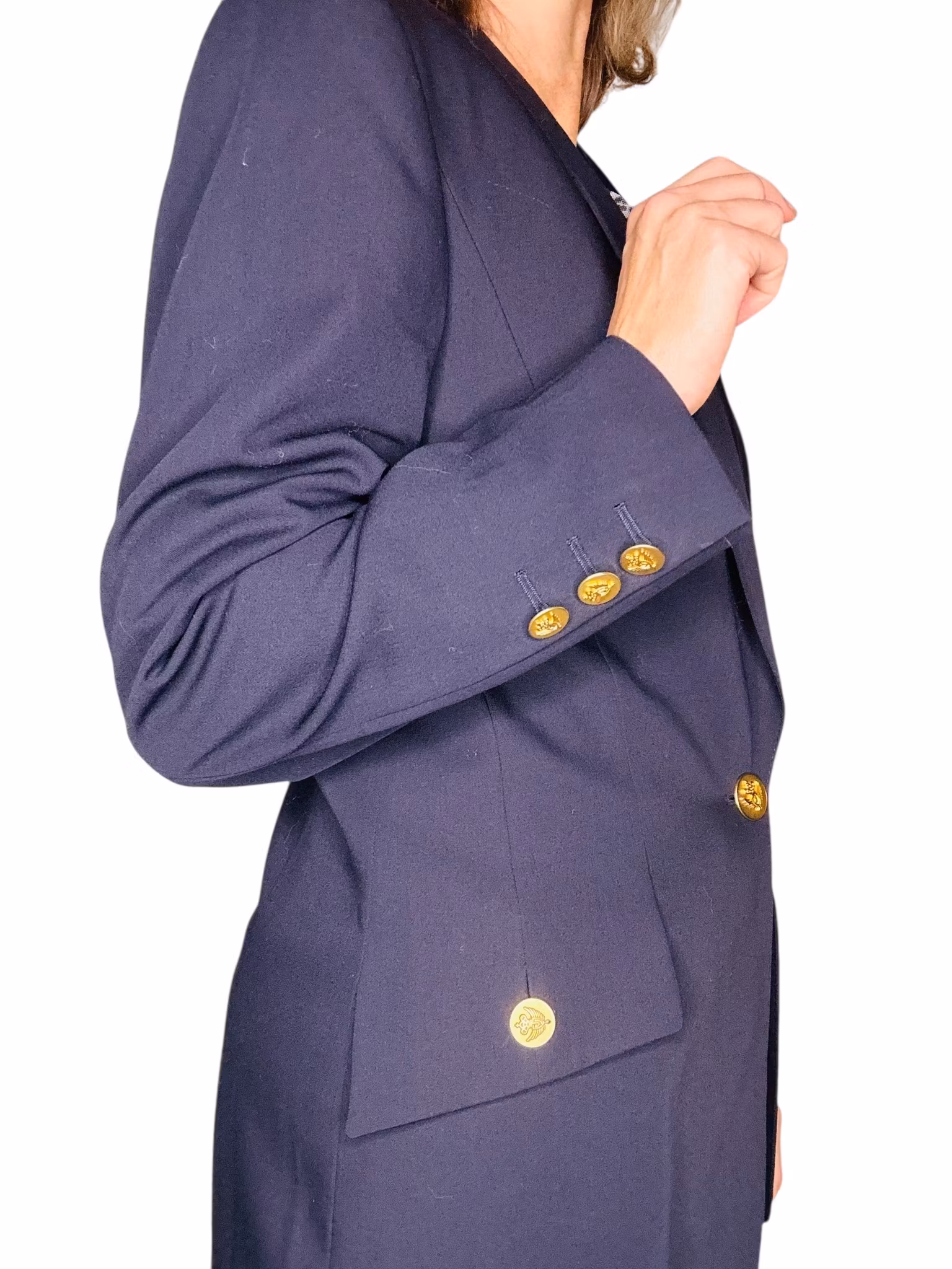 Vintage mörkblå kavaj