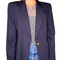 Vintage mörkblå kavaj