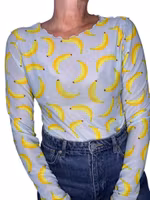 Meshtröja med bananer