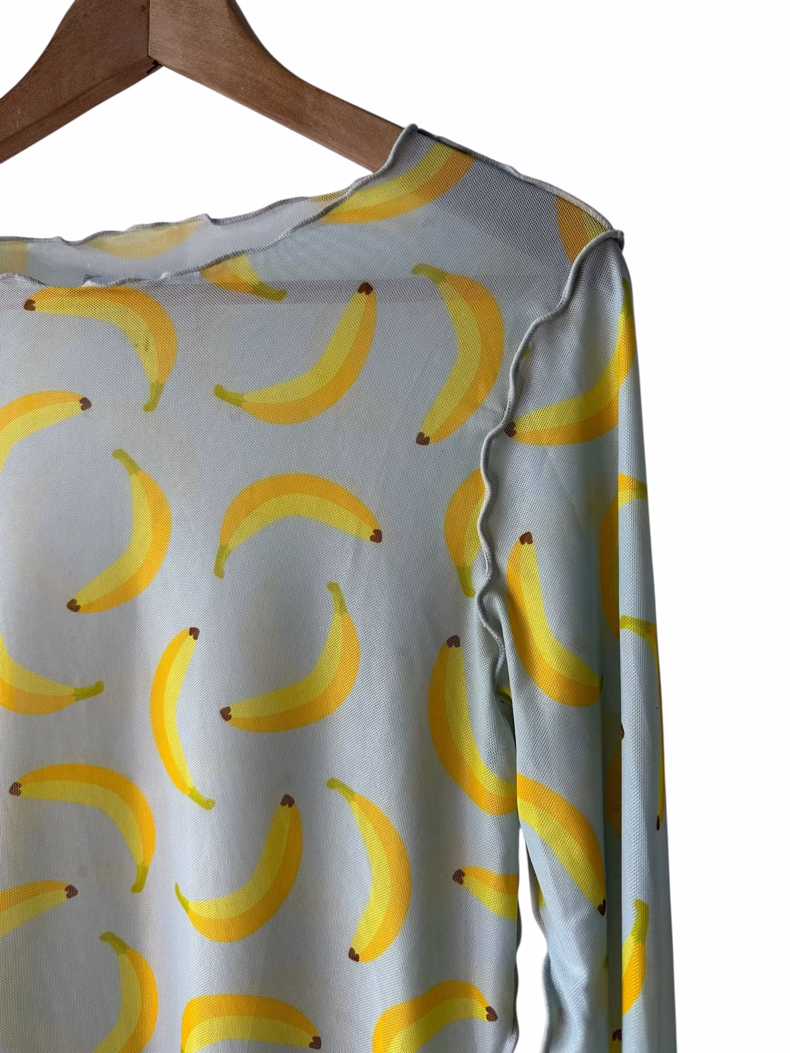 Meshtröja med bananer