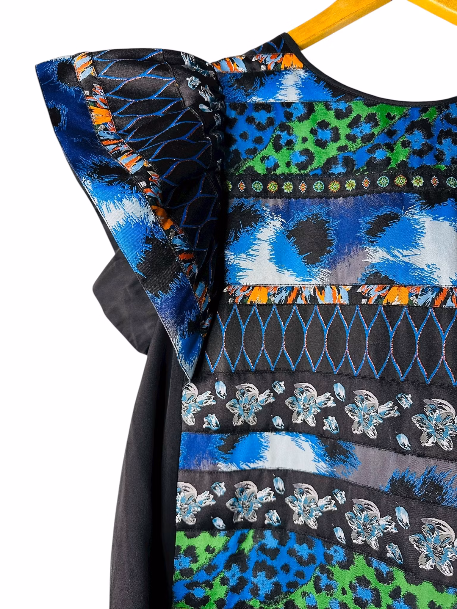 Kenzo x HM topp med maffiga ärmar