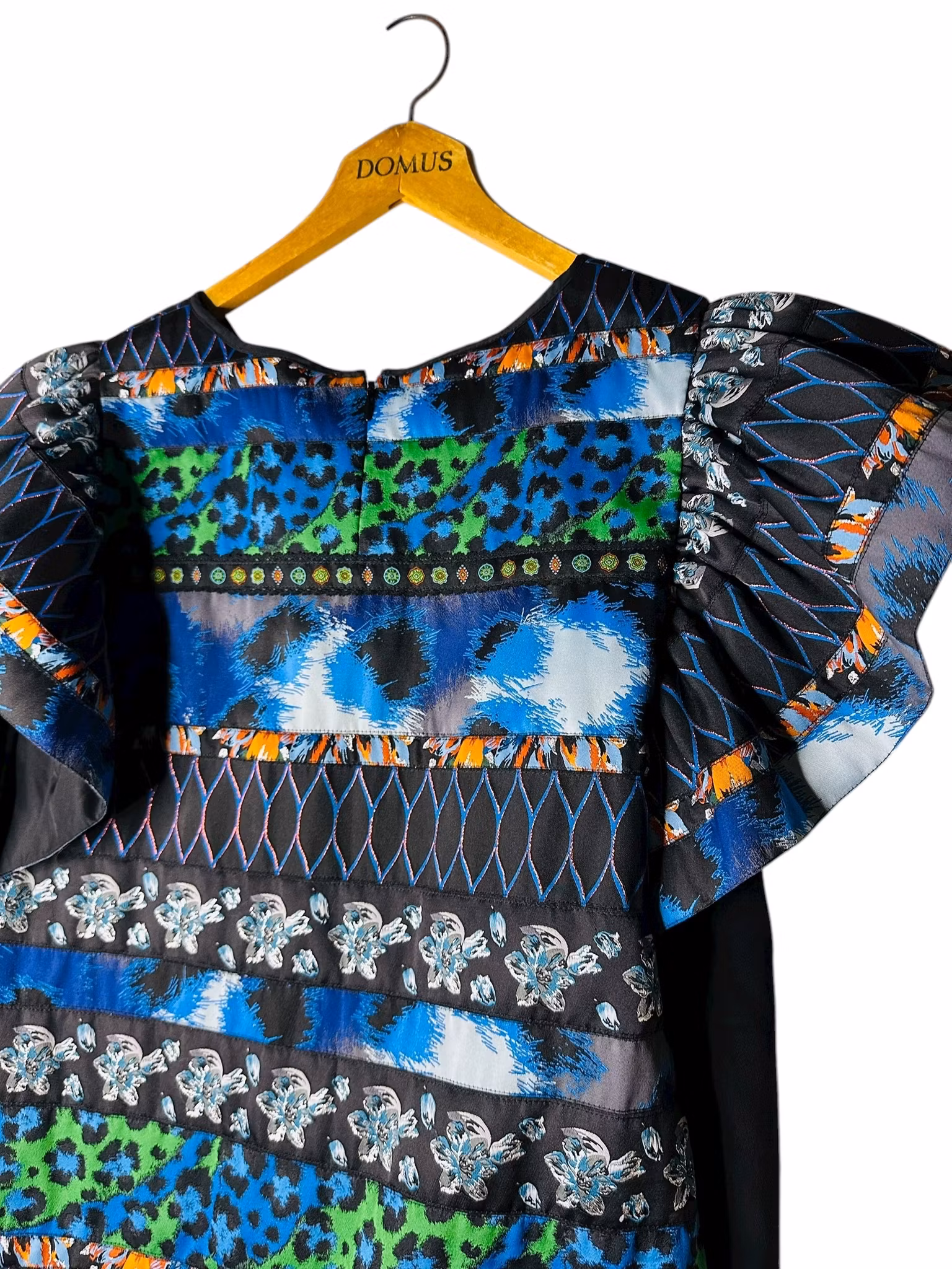 Kenzo x HM topp med maffiga ärmar