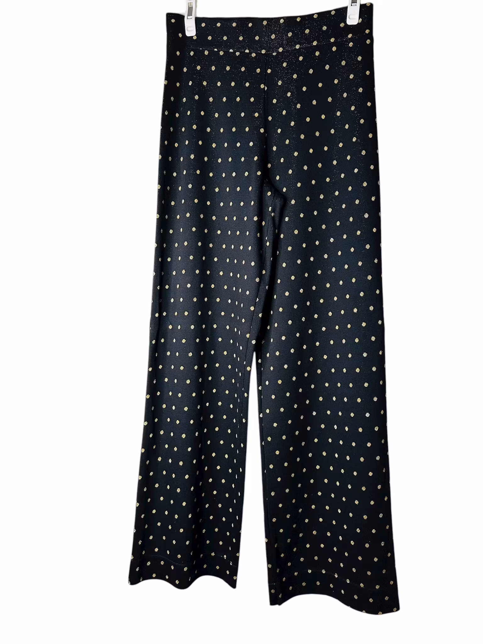 Stine Goya svarta byxor med guldprickar NWT