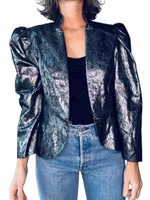 Vintage kavaj i silver