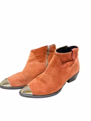 Fabienne Chapot vinröda boots med tåhätta