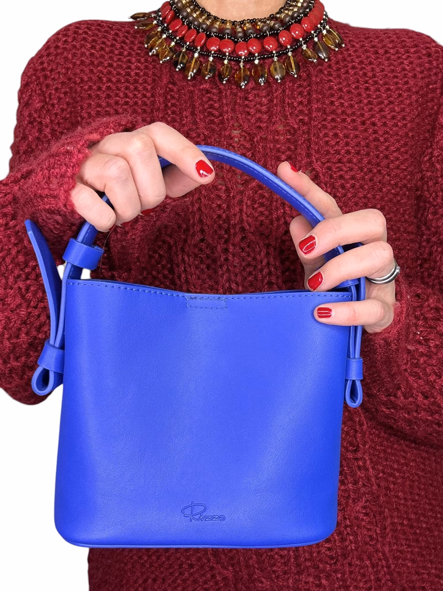 Rizzo kornblå väska