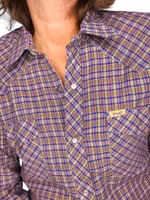 Vintage westernskjorta med glittertråd