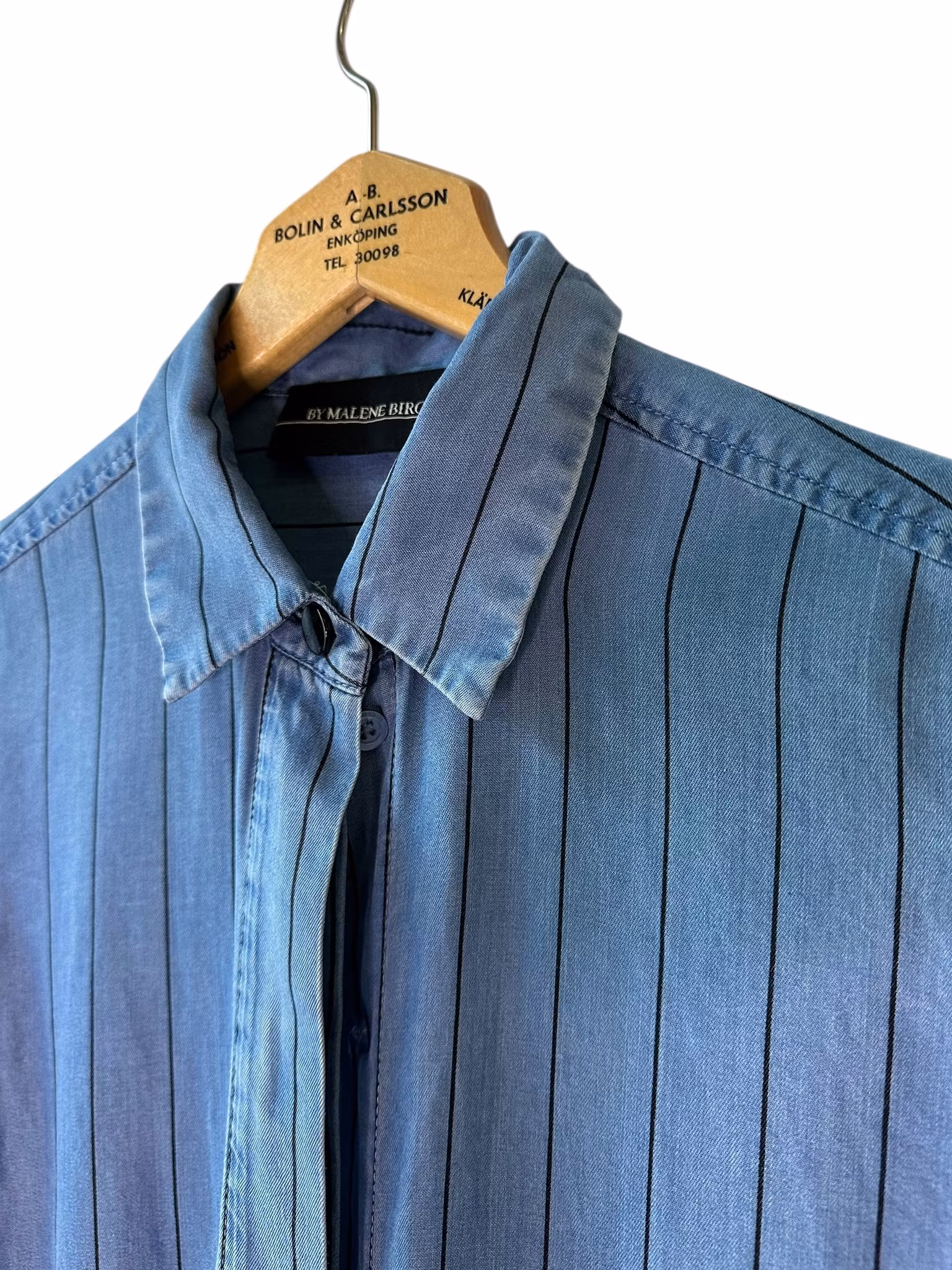 Malene Birger randig denimskjorta