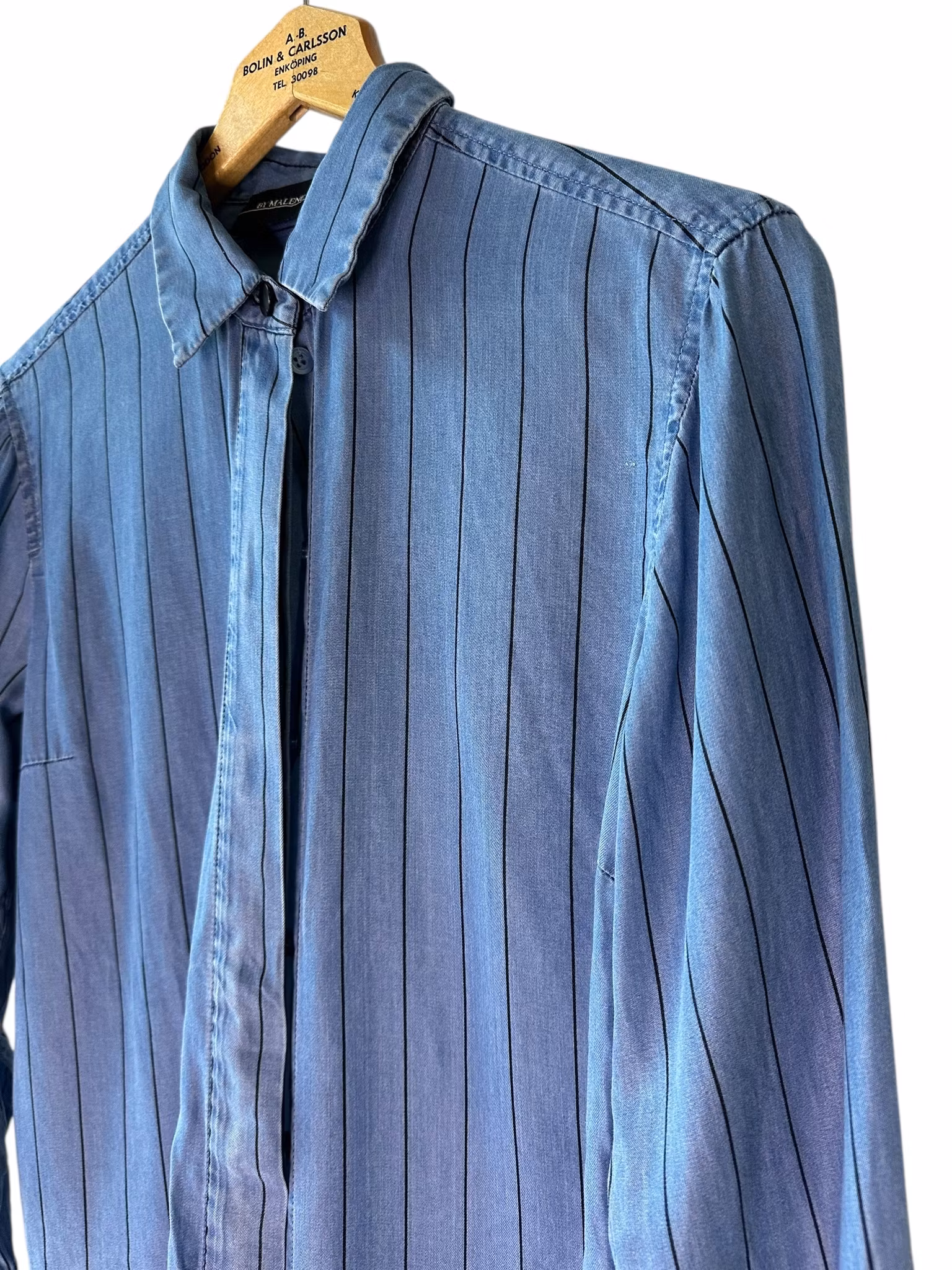 Malene Birger randig denimskjorta