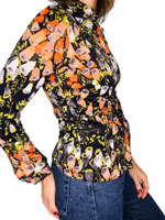 Vintage skjorta i acetat - 70-tal