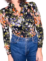 Vintage skjorta i acetat - 70-tal