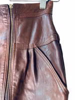 Vintage skinnkjol med dragkedjor