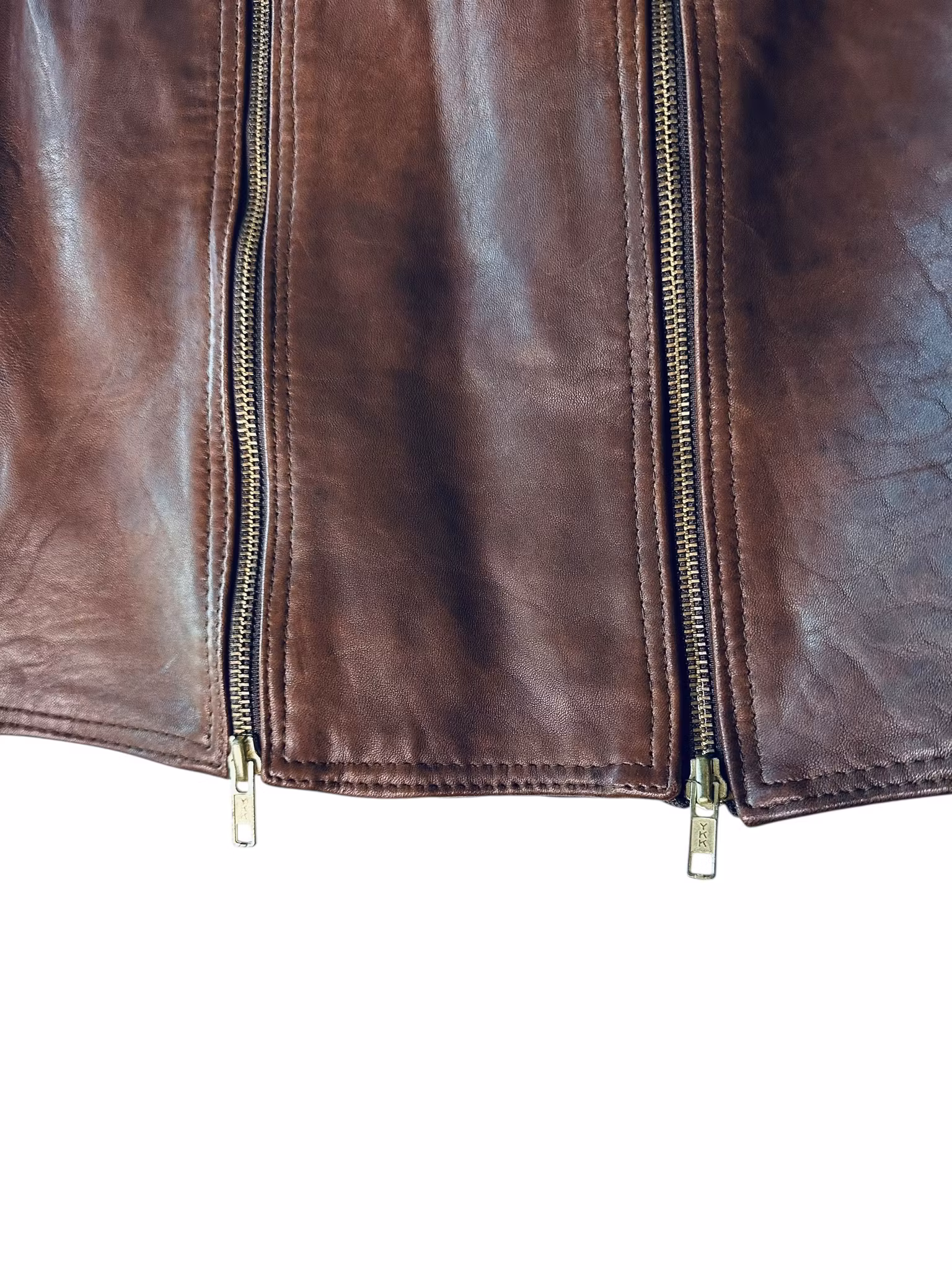 Vintage skinnkjol med dragkedjor