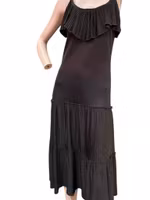 Vintage klänning med smala axelband