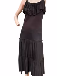 Vintage klänning med smala axelband