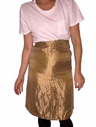 In Wear guldfärgad pennkjol