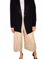 Plisserade guldbyxor