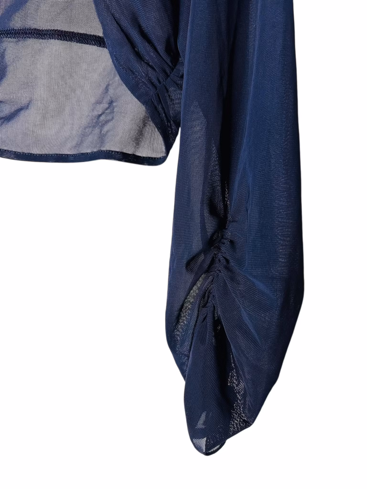 Transparent blå bolero