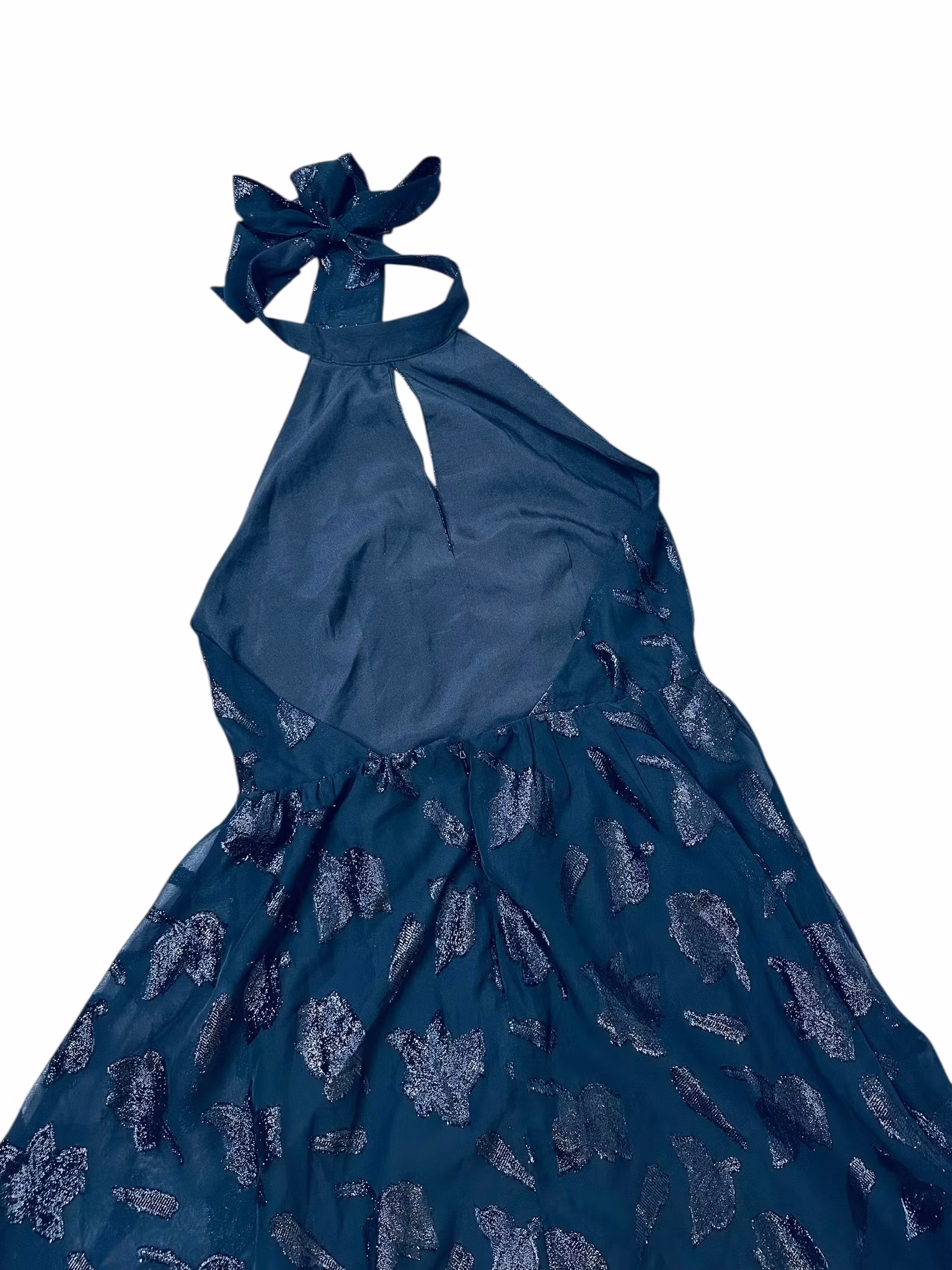 Halterneckklänning i svart