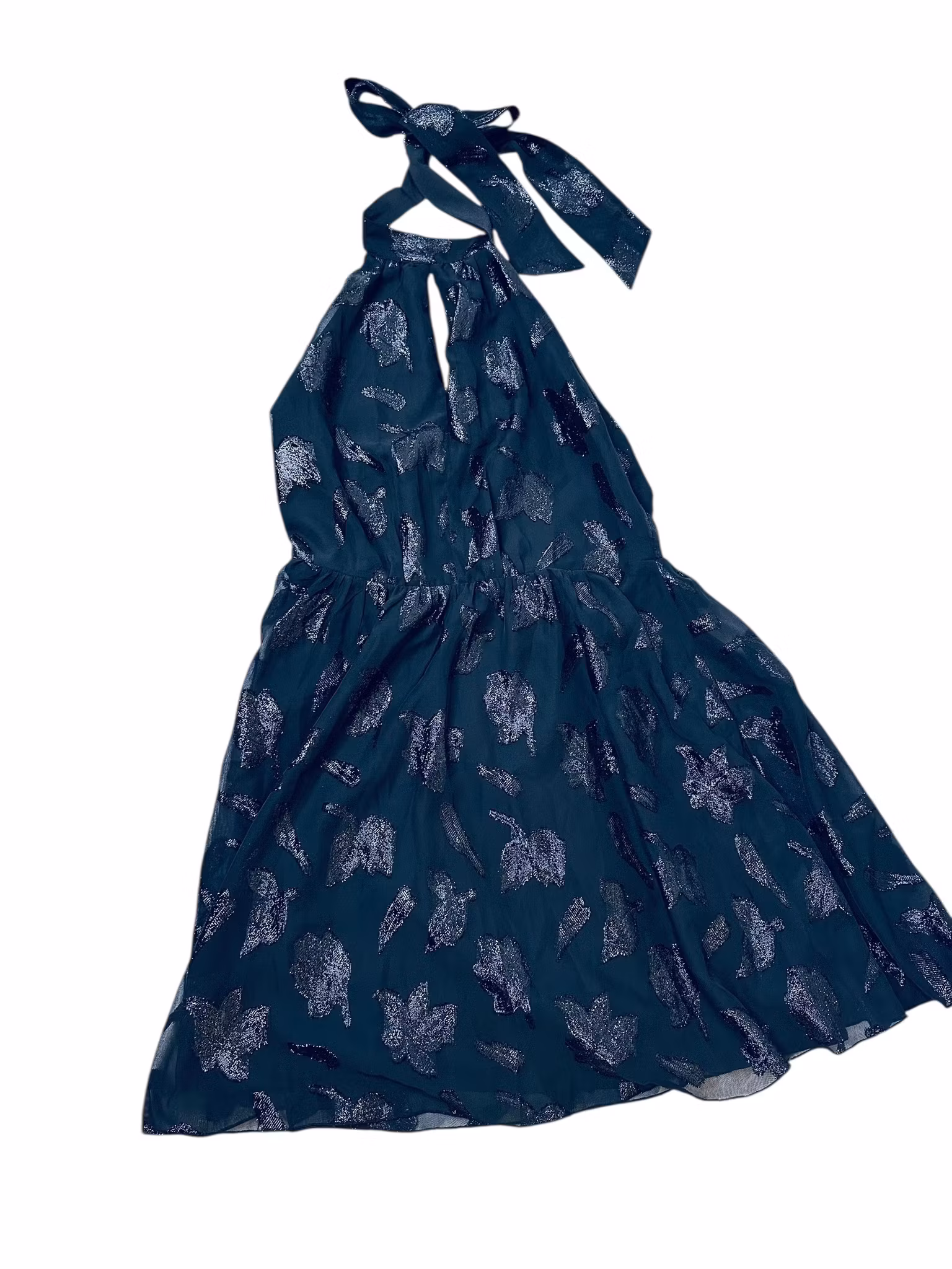 Halterneckklänning i svart