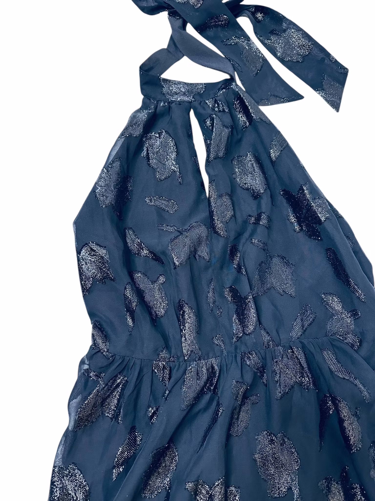 Halterneckklänning i svart