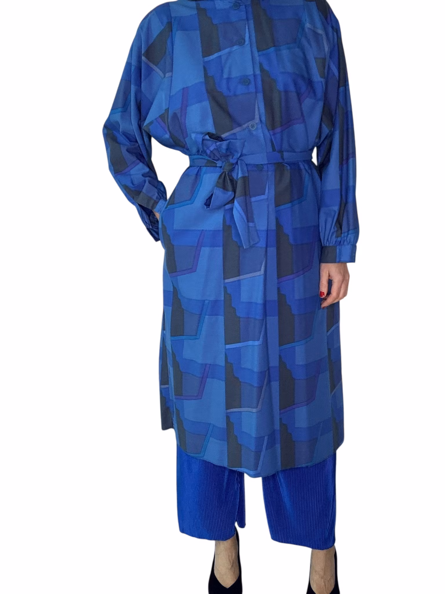 Marimekko blå klänning