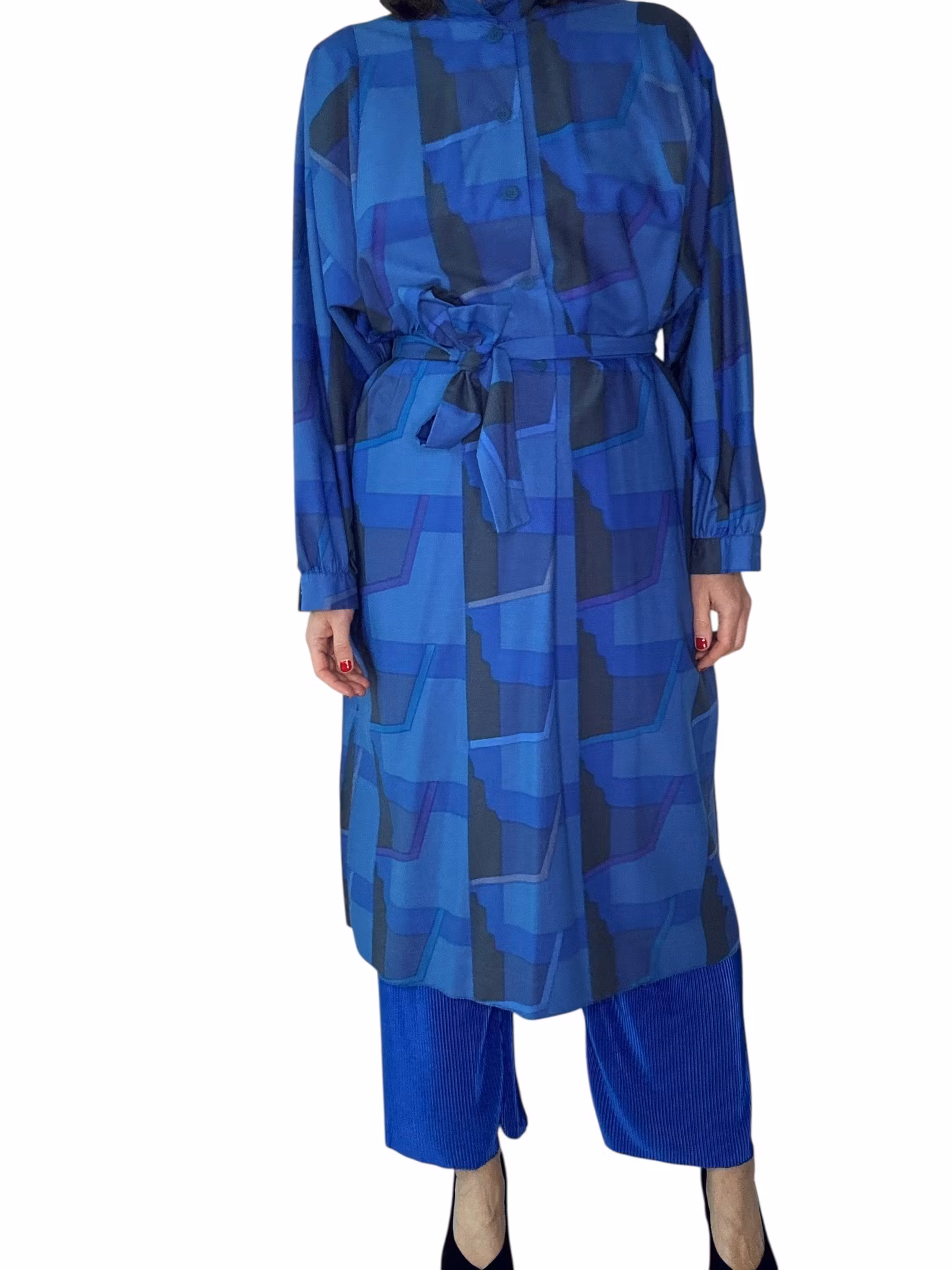 Marimekko blå klänning