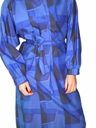 Marimekko blå klänning