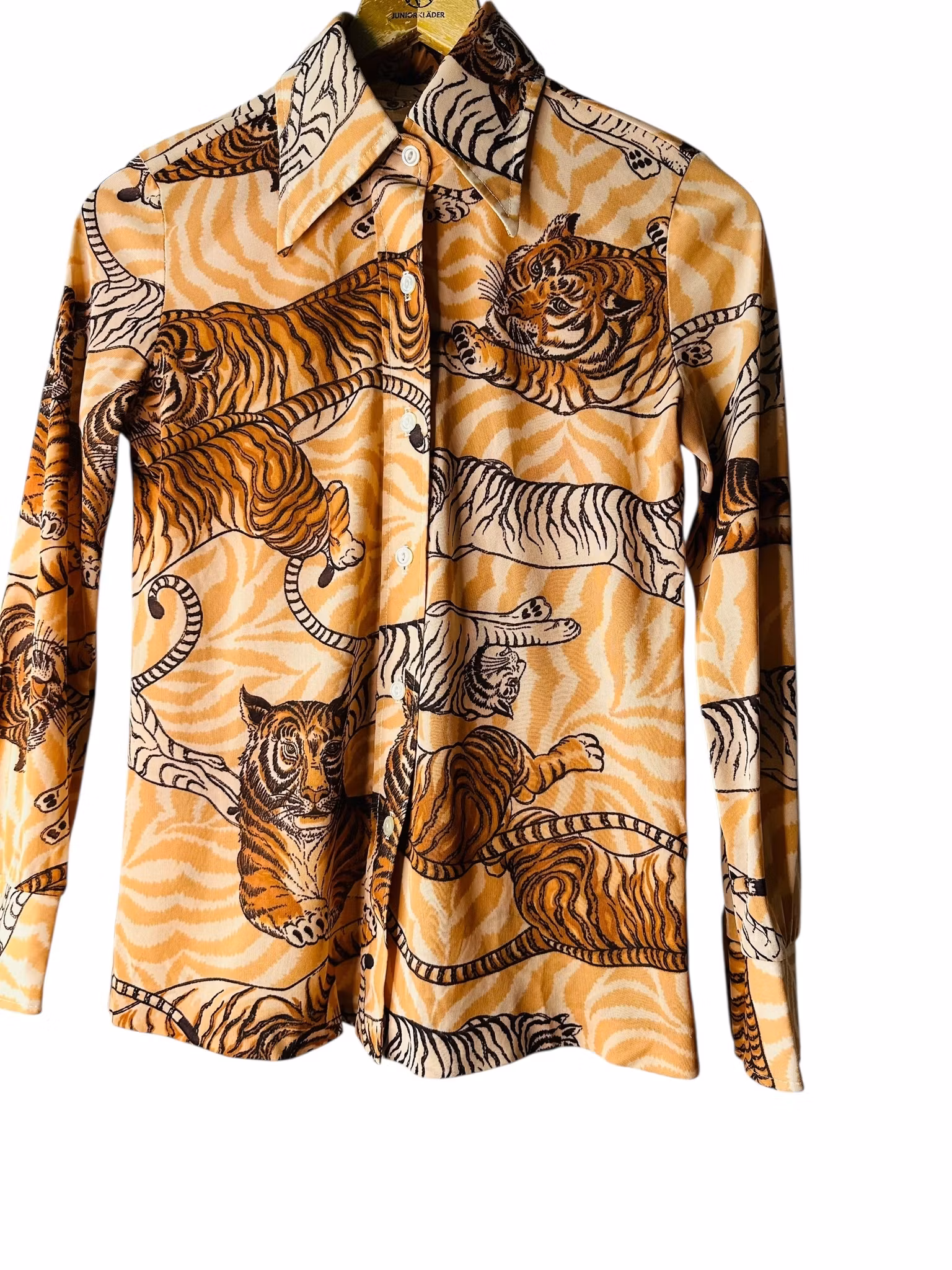 Vintage skjorta med tigrar