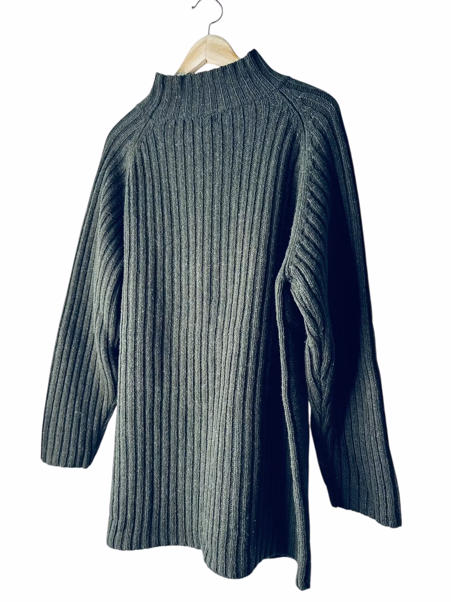 Grön tröja i 100% ull