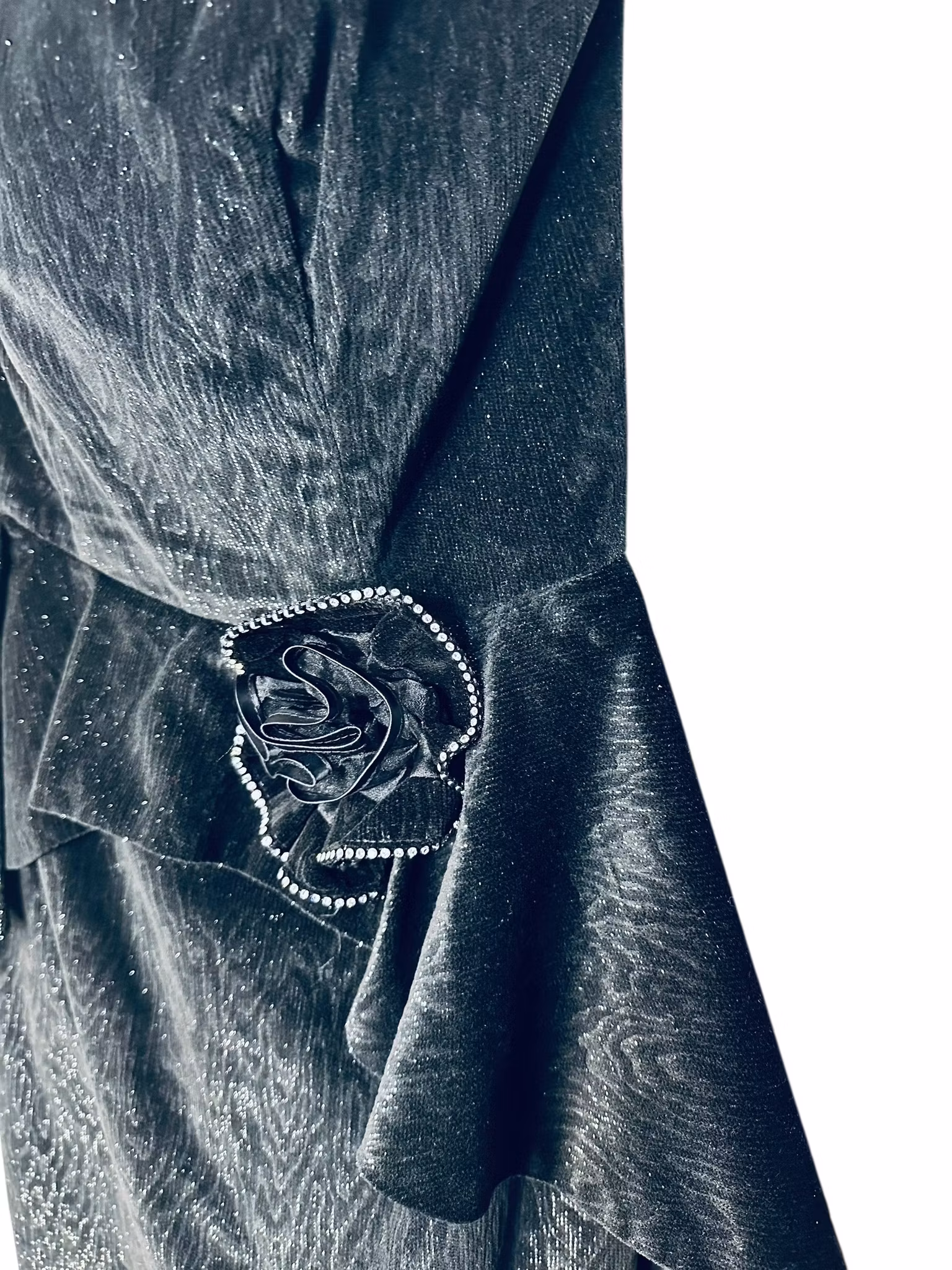 Vintage cocktailklänning med strass