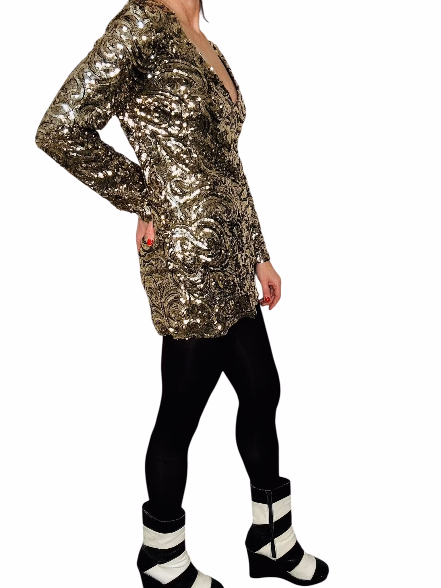 Guldklänning/tunika