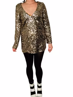 Guldklänning/tunika