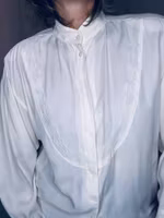 Vintage cremefärgad blus