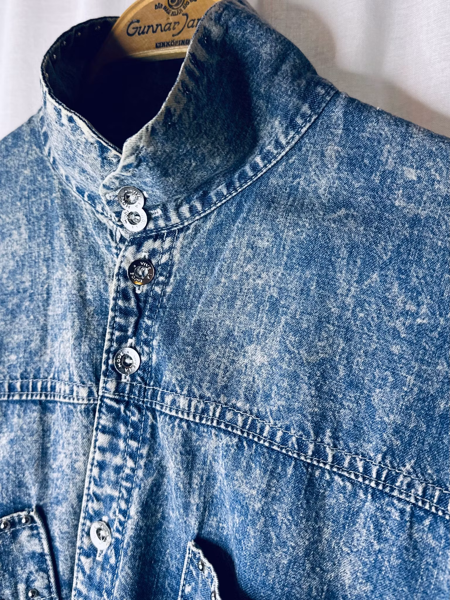 Vintage jeansskjorta